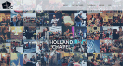 Desktop Screenshot of hollandchapel.org
